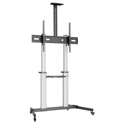 ART MOBILNY STOJAK+UCHWYT TV 60-100" 100KG S-15-AL Vesa 1000x600 HEAVY DUTY