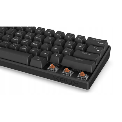 Klawiatura bezp mech Krux Neo PRO RGB GATERON Brow