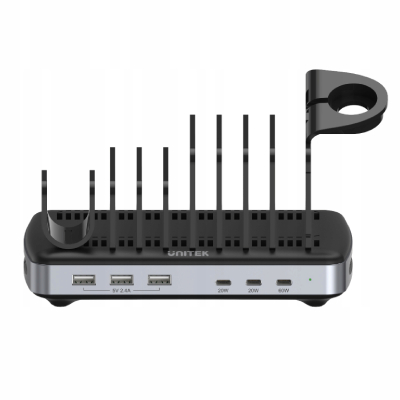 Unitek stacja ładująca 6 portów PD 120W + kable