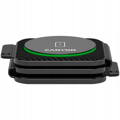 Canyon WS-305 - składana ładowarka bezprzewodowa 3-w-1 (15 W, czarna)