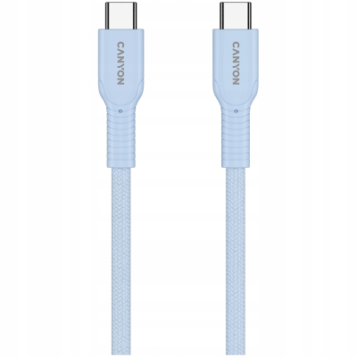 Canyon OnWire 60CL - kabel USB-C do USB-C 60 W, 1 m (jasnoniebieski)