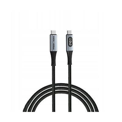 Verbatim USB kabel USB C (M) - USB C (M), 240W, 1.2m, czarny, box, 31849