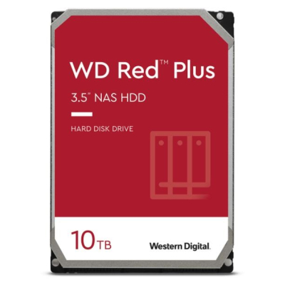 WD Dysk HDD Red Plus 10TB 3,5'' CMR 256MB/7200RPM