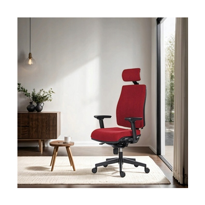 Powerton ERGO JANA Ergonomiczny fotel biurowy, Czerwony