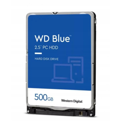 Dysk HDD Blue 500GB 2,5'' 16MB SATAIII/5400rpm