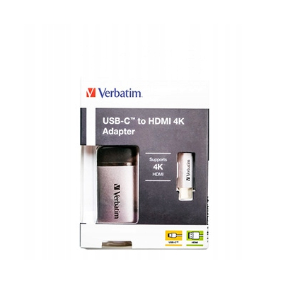 Verbatim USB (3.1) hub 1-port, długość przewodu 10cm, 1x HDMI