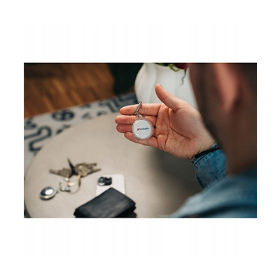 Verbatim Lokalizator Bluetooth My Finder Coin czarny biały i różowy 32135