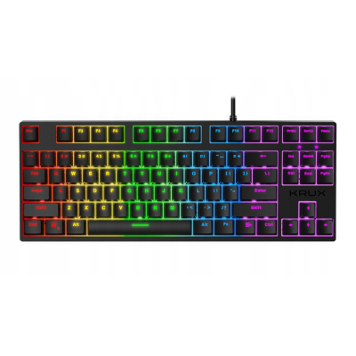 Klawiatura mechaniczna Krux Atax RGB Red