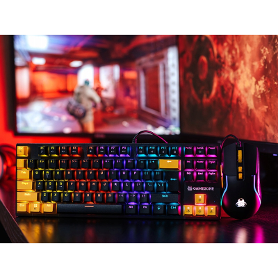 Zestaw Klawiatura i mysz komputerowa TRACER GameZone Hornet87 USB Gamingowa