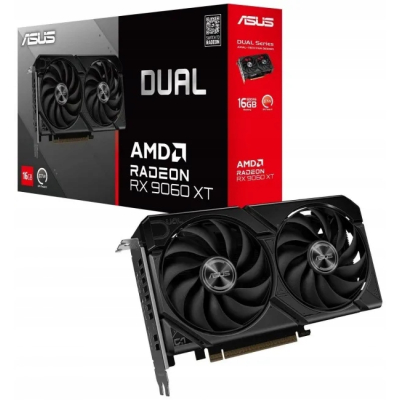 Karta VGA Asus Dual Radeon RX 9060 XT 16GB GDDR6 128bit HDMI+2xDP PCIe5.0