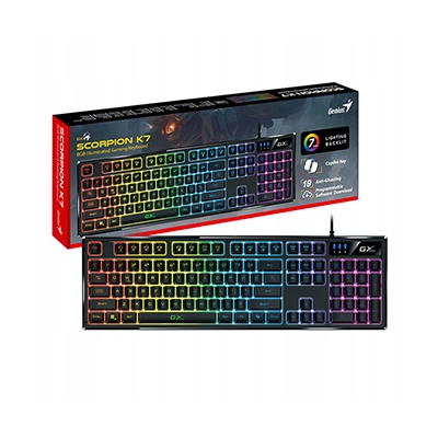 Genius GX Gaming Scorpion K7 Copilot klawiatura przewodowa (USB) CZ/SK