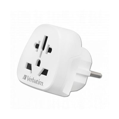 Verbatim, Adapter podróżny World-to-Europe WTEU-02 biały
