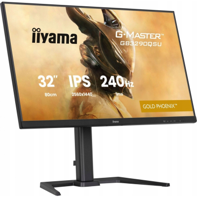 Monitor iiyama 32 cale GB3290QSU-B1 1ms IPS 240Hz 2xHDMI DP 400cd 1000:1
