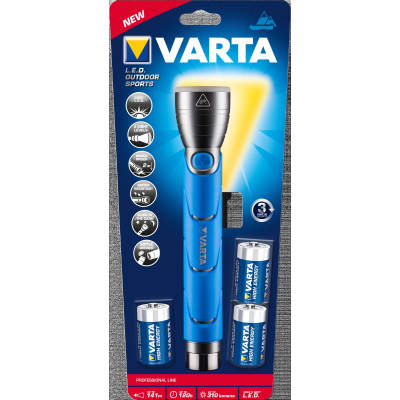 VARTA LATARKA LED OUTDOOR SPORTS F30 (+3xC) 310lm