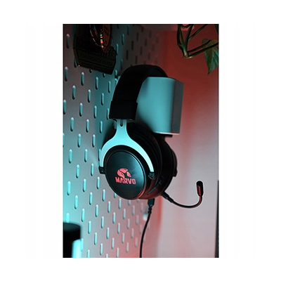 Marvo HG9052 słuchawki z mikrofonem, przewodowa, podświetlane na czerwono