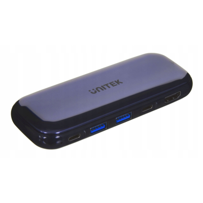 Unitek Storage Hub USB-C dyski M.2, HDMI, PD 100W
