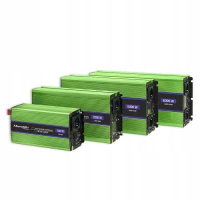 Qoltec Przetwornica Monolith ładowanie baterii UPS 3000W 6000W 12V/230V