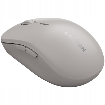 Canyon MW-12 - mysz bezprzewodowa Dual-Band 2.4 GHz + BT ciemnoszara