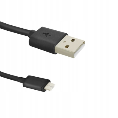 Qoltec Ładowarka sieciowa 12W 5V 2.4A USB + kabel USB typ C 50184