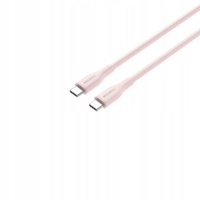 CANYON Kabel CC60SC10 C-C 60W 1m Silikonowy Różowo - Piaskowy