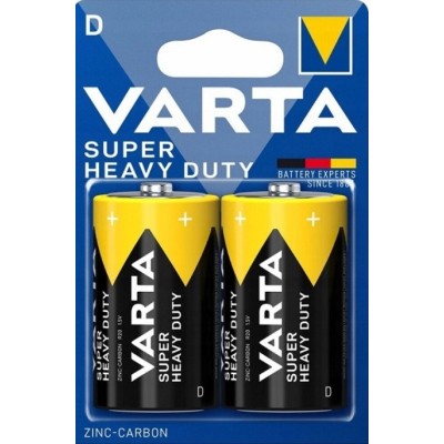 VARTA BATERIE CYNKOWE R20 (typD) SUPER HEAVY DUTY 2szt