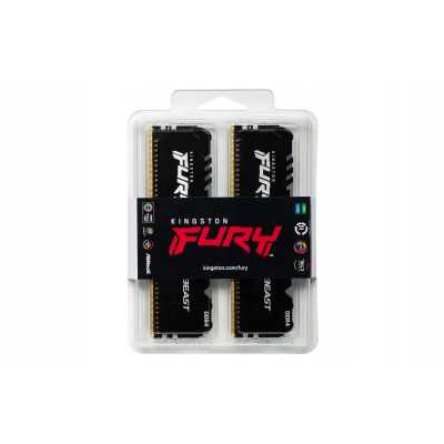 Pamięć DDR4 FURY Beast RGB 64GB(2*32GB)/3600