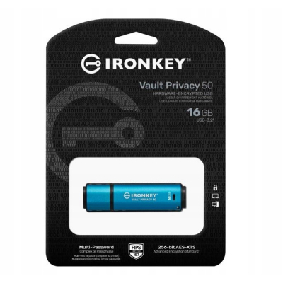 Kingston Pendrive IronKey Vault Privacy 16GB FIPS197 AES-256