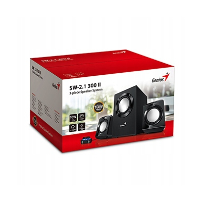 Genius głośniki SW-2.1 300 ver.II, 2.1, 10W, czarne