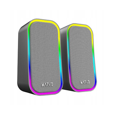 Marvo głośniki HAVOC 20GY, 6W, szary, podświetlane
