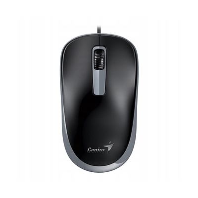Genius DX-125S Mysz przewodowa, czarno-szara, 1200DPI
