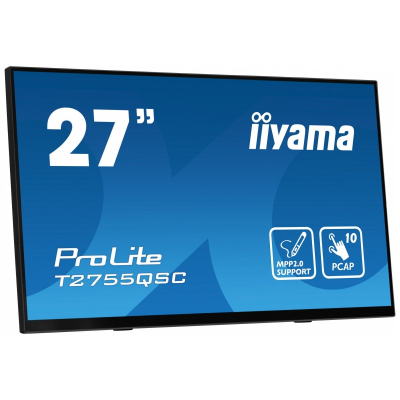 IIYAMA Monitor 27 cali T2755QSC-B1 Dotyk USB HDMI IPS QHD