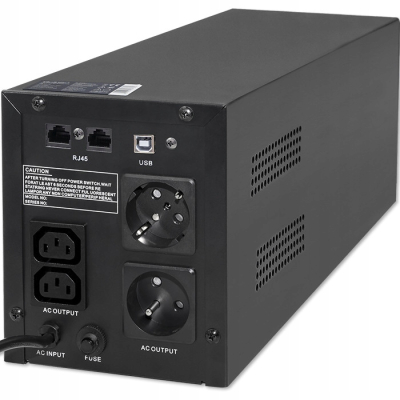 Qoltec Zasilacz UPS Line Interactive Monolith 2000VA 1200W 53777