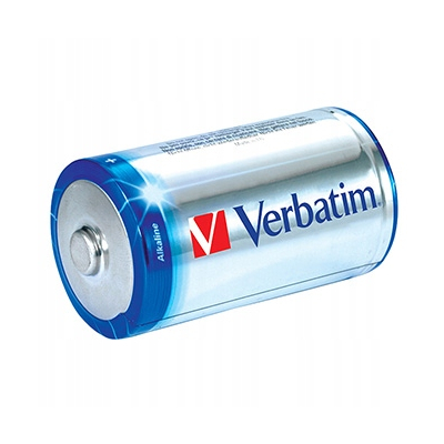 Verbatim Jednorazowa alkaliczna baterie C, 2-pack