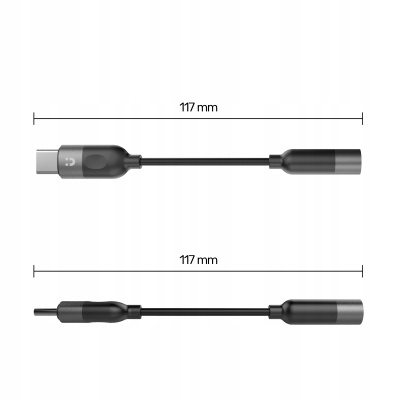 Unitek M1204A Adapter USB-C do minijack 3.5mm