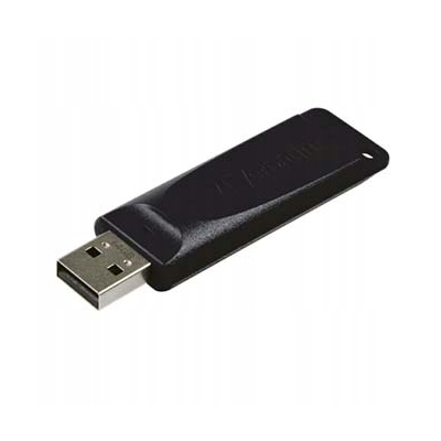 Verbatim USB flash disk USB 2.0 64GB Slider czarny 98698 USB A