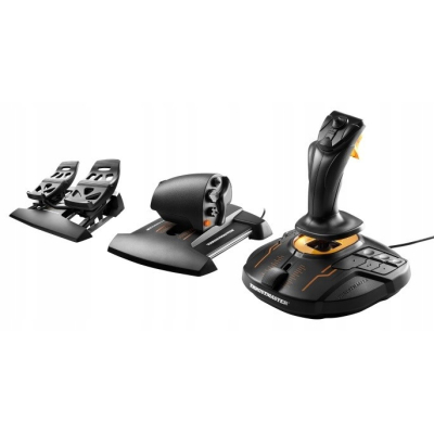 Joystick Zestaw T.16000M PC FLIGHT PACK