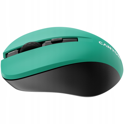 Canyon MW-1 - bezprzewodowa mysz optyczna 2.4 GHz, 4 przyciski (zielona)