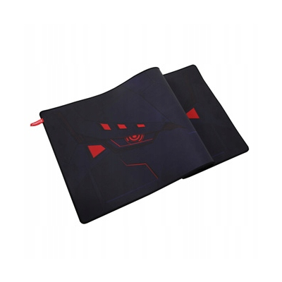 Marvo Podkładka pod mysz, MONKA LOOP, czarno-czerwona, 900 x 400 x 4 mm