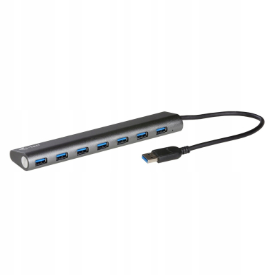 i-tec USB 3.0 Metal HUB Charg - 7 port zasiilanie