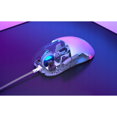 ENDORFY GEM Onyx White mysz gamingowa ARGB USB