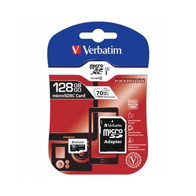 Verbatim Karta pamięci Micro Secure Digital Card Premium 128GB micro SDXC