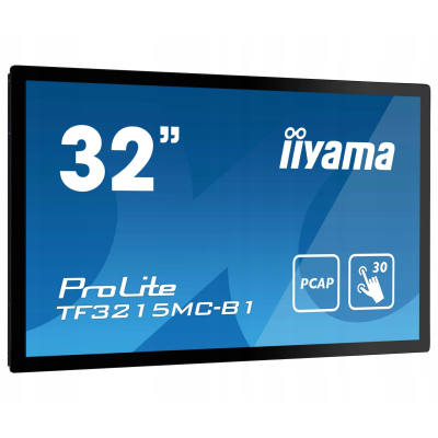 IIYAMA Monitor dotykowy 32 cale TF3215MC-B2 POJ. 30PKT. VA VGA HDMI DP IP65