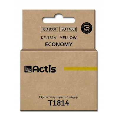 Tusz ACTIS KE-1814 Epson T1814; Standard;żółty