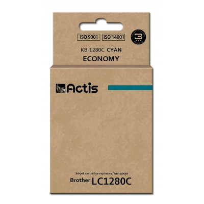 Tusz ACTIS KB-1280C Brother LC1280C Standard;niebi