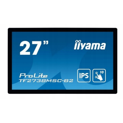 IIYAMA Monitor 27 cali TF2738MSC-B2 IPS,FHD DVI DP HDMI 2x3W poj.10p IP1X