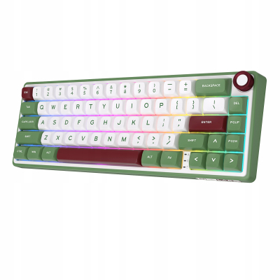 ROYAL KLUDGE R65 Green sand Gaming Keyboard Chartreuse switch