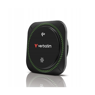 Verbatim uchwyt telefonu do samochodu z ładowarką indukcyjną technologia Qi