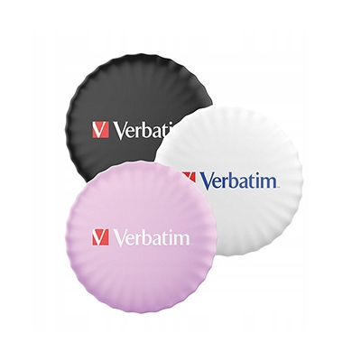 Verbatim Lokalizator Bluetooth My Finder Coin czarny biały i różowy 32135