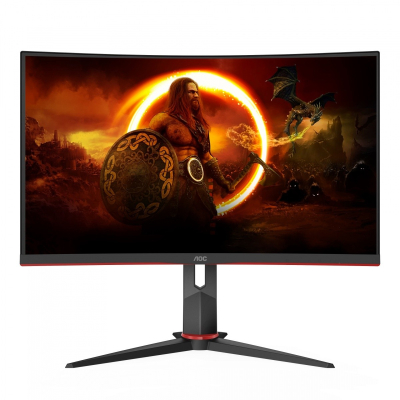 AOC Monitor CQ27G2S/BK 27 cali VA Curved 165Hz HDMIx2