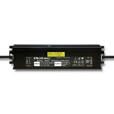 Qoltec Zasilacz impulsowy LED IP67 100W 12V 8.3A Wodoodporny Czarny